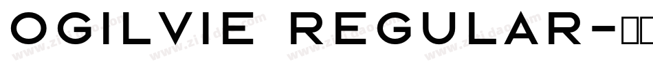 Ogilvie Regular字体转换